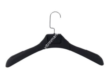 Softaş Siyah Bayan Ceket Askısı (10 Adet)