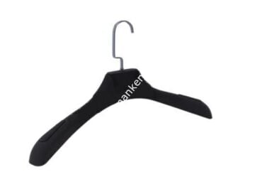 Softaş Siyah Bayan Ceket Askısı (10 Adet)