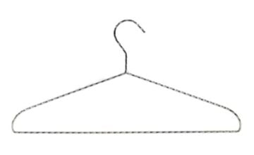 Metal Krom Askı (100 adet)