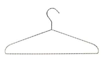 Metal Krom Askı (10 adet)