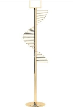 Yüksek Kalite Gold Kaplama Eşarp Standı Şal Standı Aksesuar Standı ( 30 Şal Asılabilir )