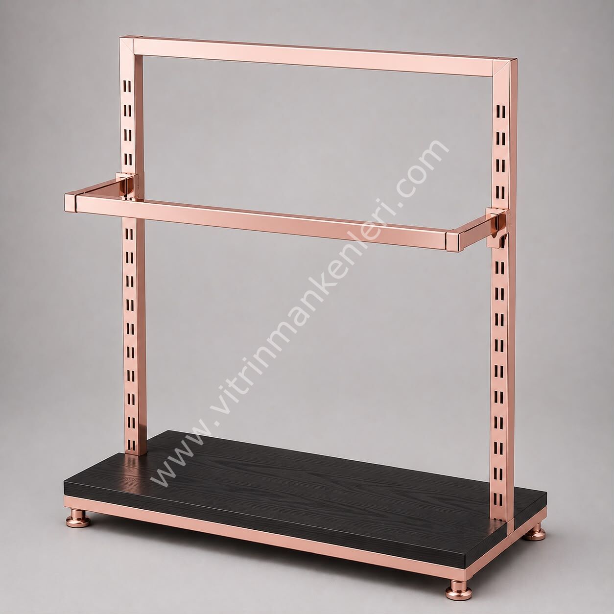 Çift Taraflı  Çok Amaçlı Orta Stand ROSE GOLD - SİYAH