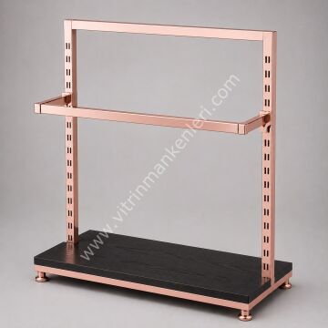 Çift Taraflı  Çok Amaçlı Orta Stand ROSE GOLD - SİYAH