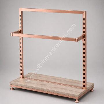 Çift Taraflı  Çok Amaçlı Orta Stand ROSE GOLD - ATLANTİK ÇAM