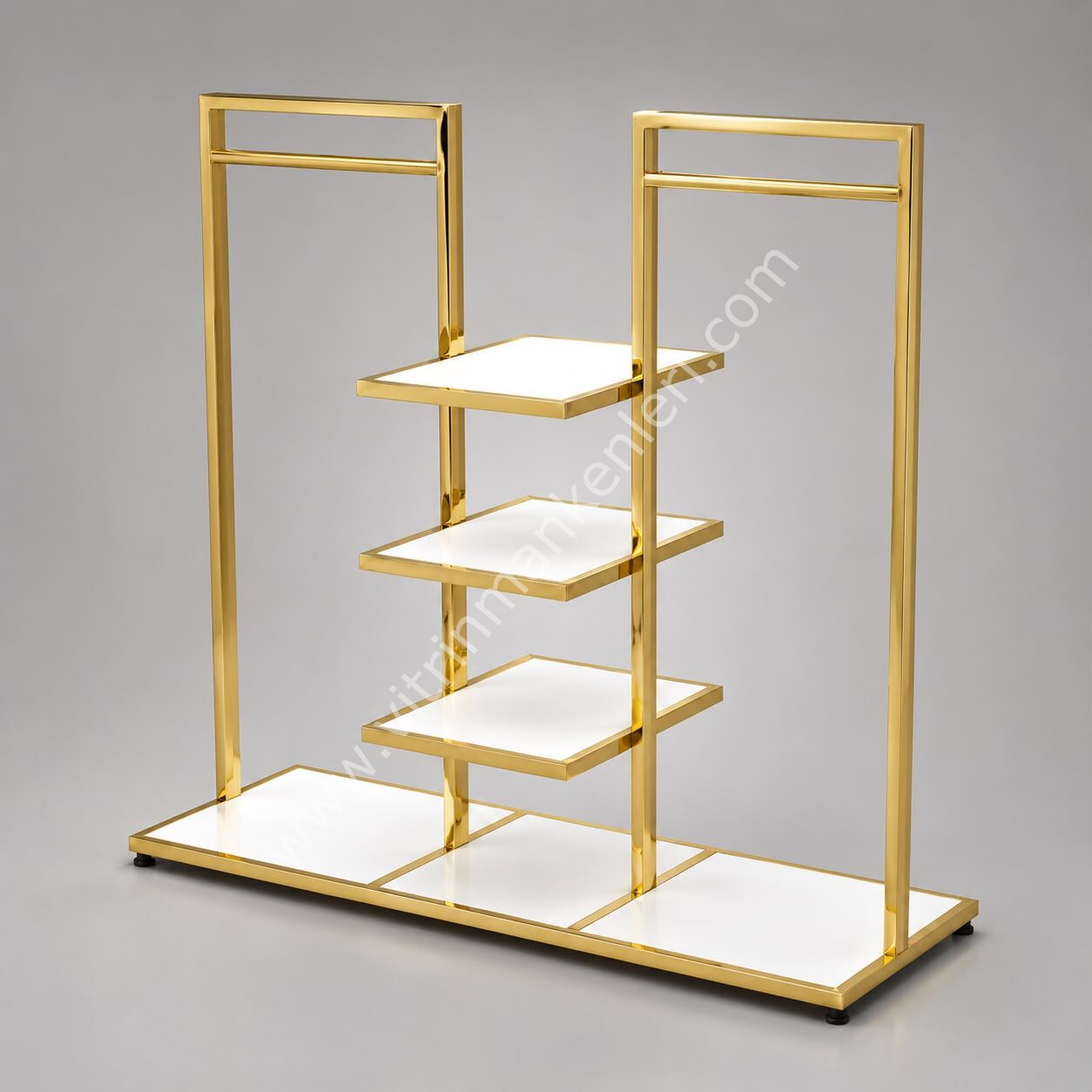 Orta Stand GOLD KAPLAMA - BEYAZ