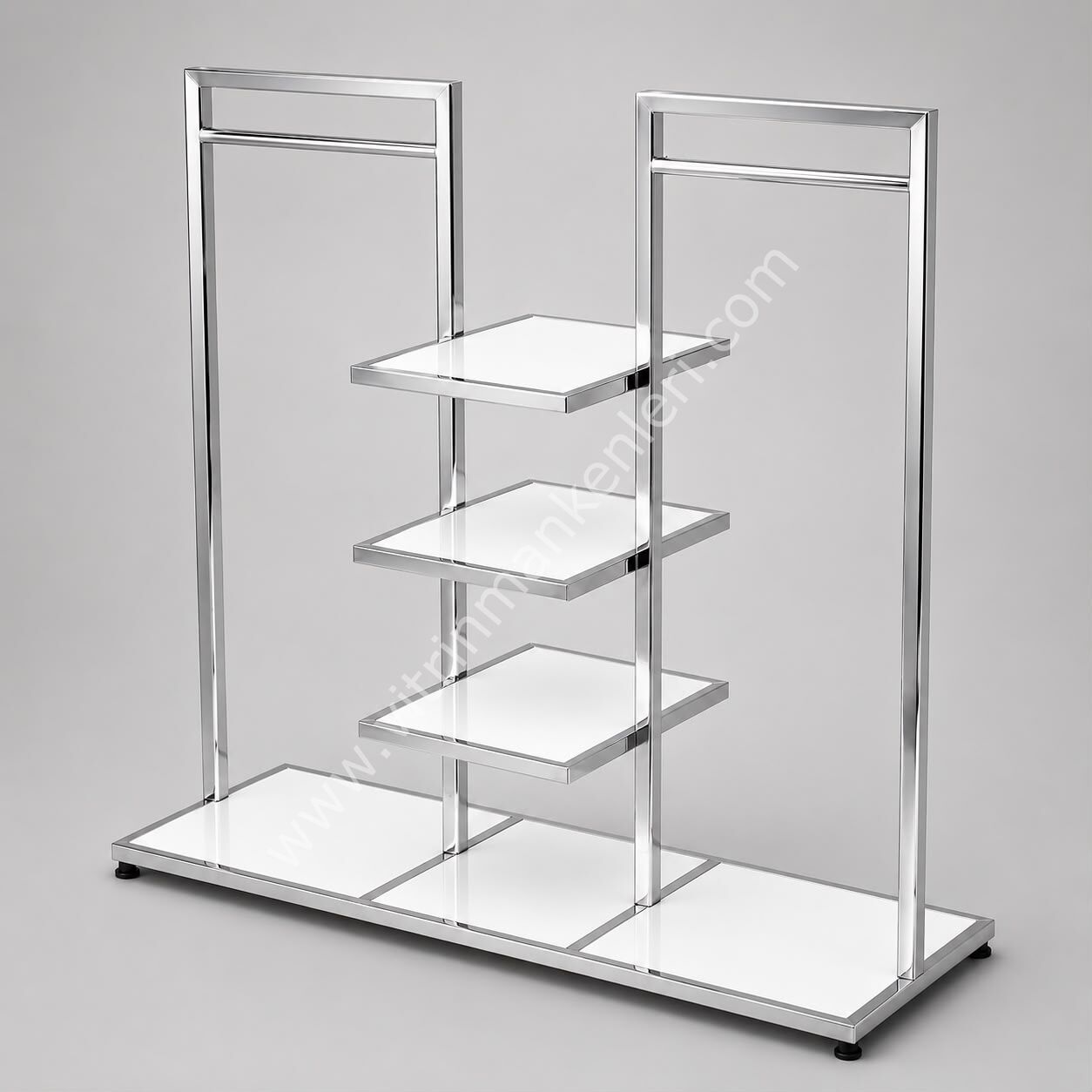 Orta Stand KROM KAPLAMA - BEYAZ