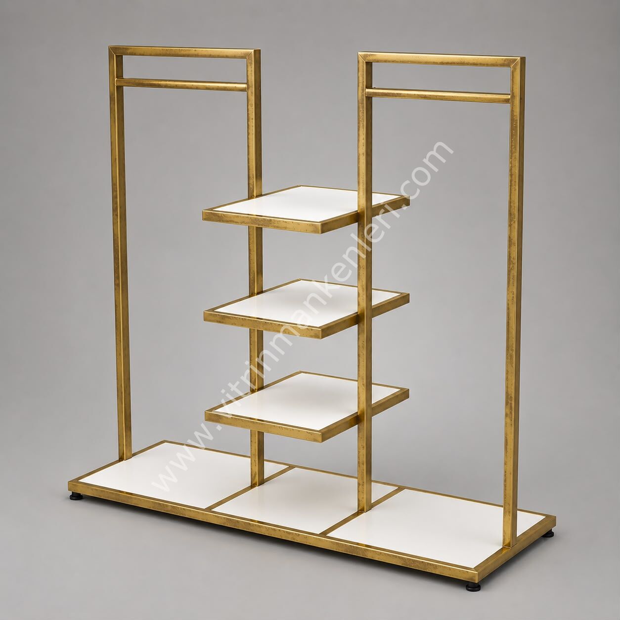 Orta Stand GOLD ESKİTME - BEYAZ
