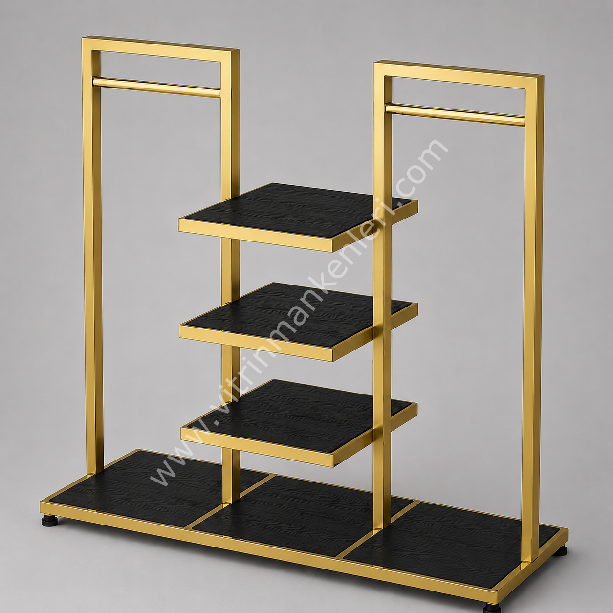 Orta Stand GOLD STATİK BOYA - SİYAH