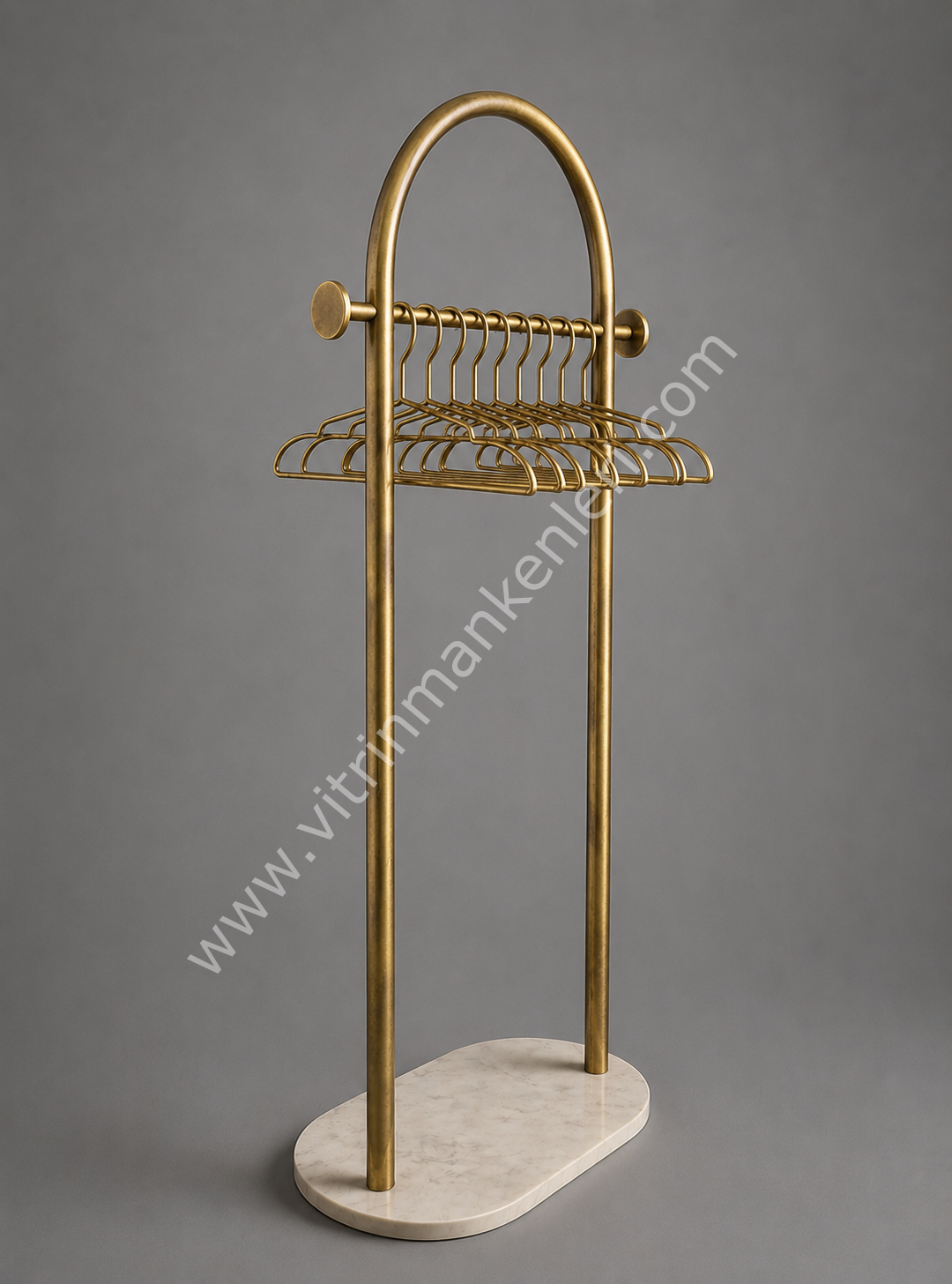 Mağaza butik çekim standı GOLD ESKİTME - BEYAZ