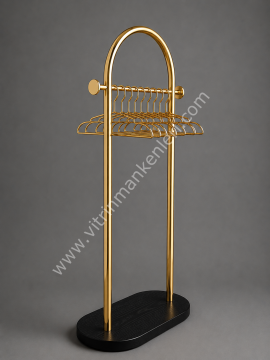 Mağaza butik çekim standı GOLD KAPLAMA - SİYAH