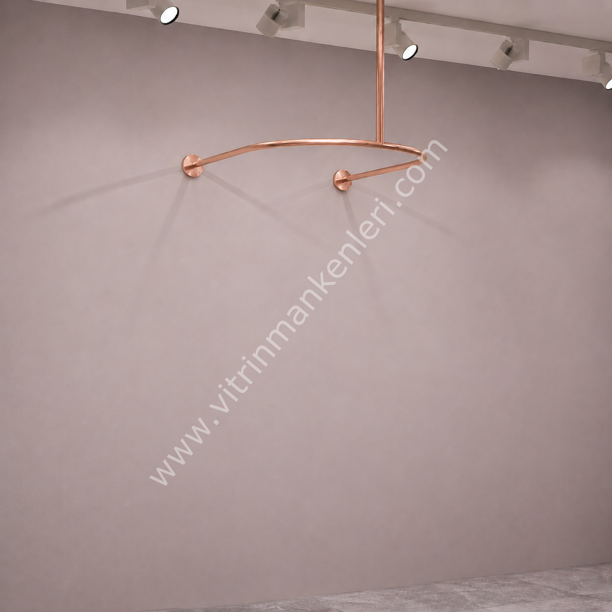 PERDE KABİN DEMİRİ ROSE GOLD