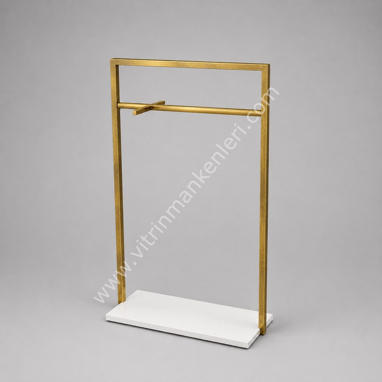 Çok Amaçlı Orta Stand GOLD ESKİTME - BEYAZ