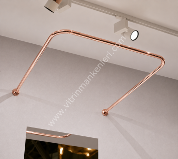 PERDE KABİN DEMİRİ ROSE GOLD