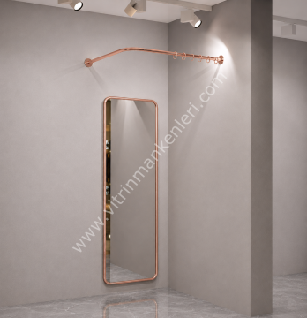 PERDE KABİN DEMİRİ ROSE GOLD