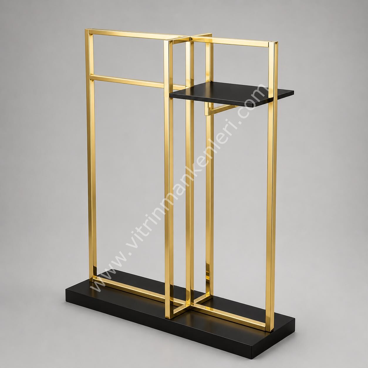 Orta Stand SİYAH - GOLD KAPLAMA