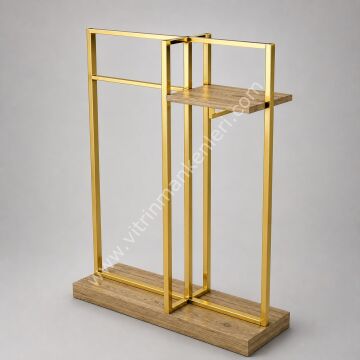 Orta Stand ATLANTİK ÇAM - GOLD KAPLAMA