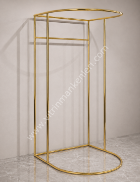 PERDE KABİN DEMİRİ GOLD KAPLAMA