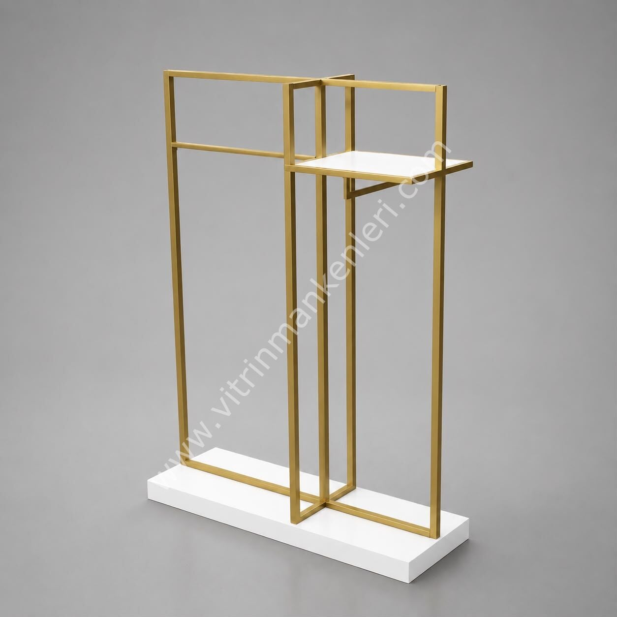 Orta Stand BEYAZ - GOLD STATİK BOYA
