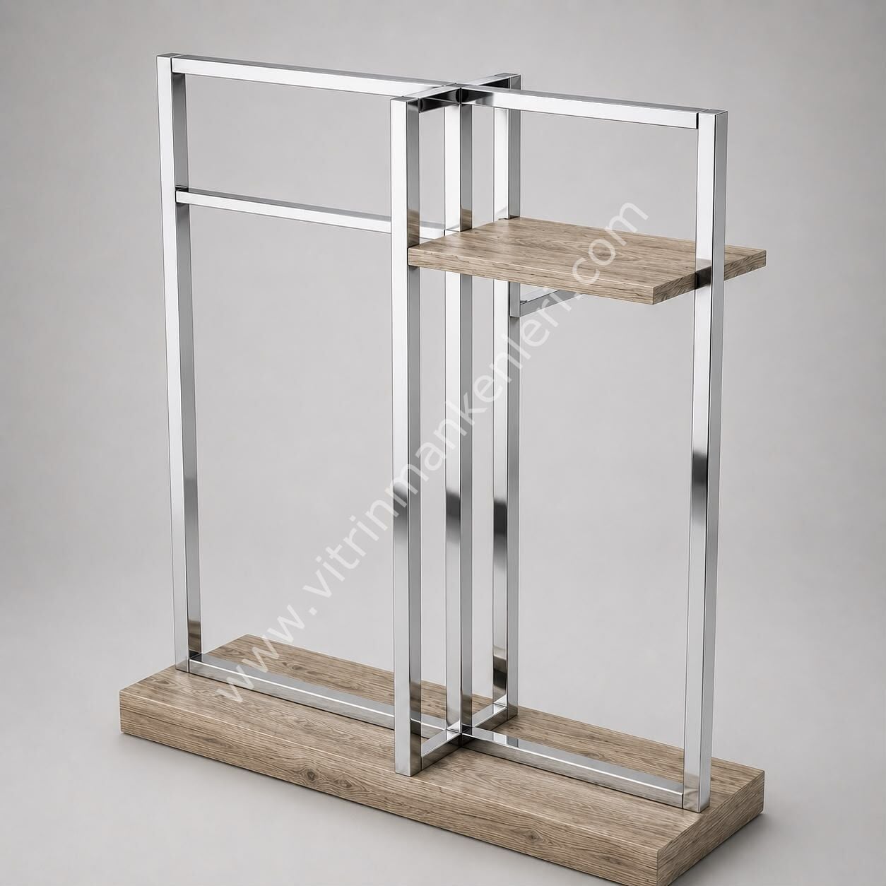 Orta Stand ATLANTİK ÇAM - KROM KAPLAMA