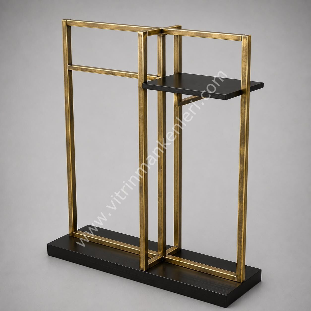 Orta Stand SİYAH - GOLD ESKİTME