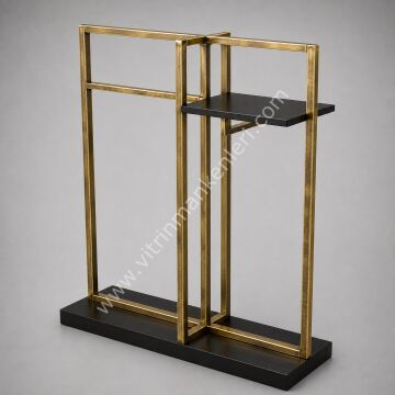 Orta Stand SİYAH - GOLD ESKİTME