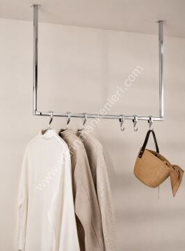 Tavana Monte Elbise Askılığı KROM KAPLAMA