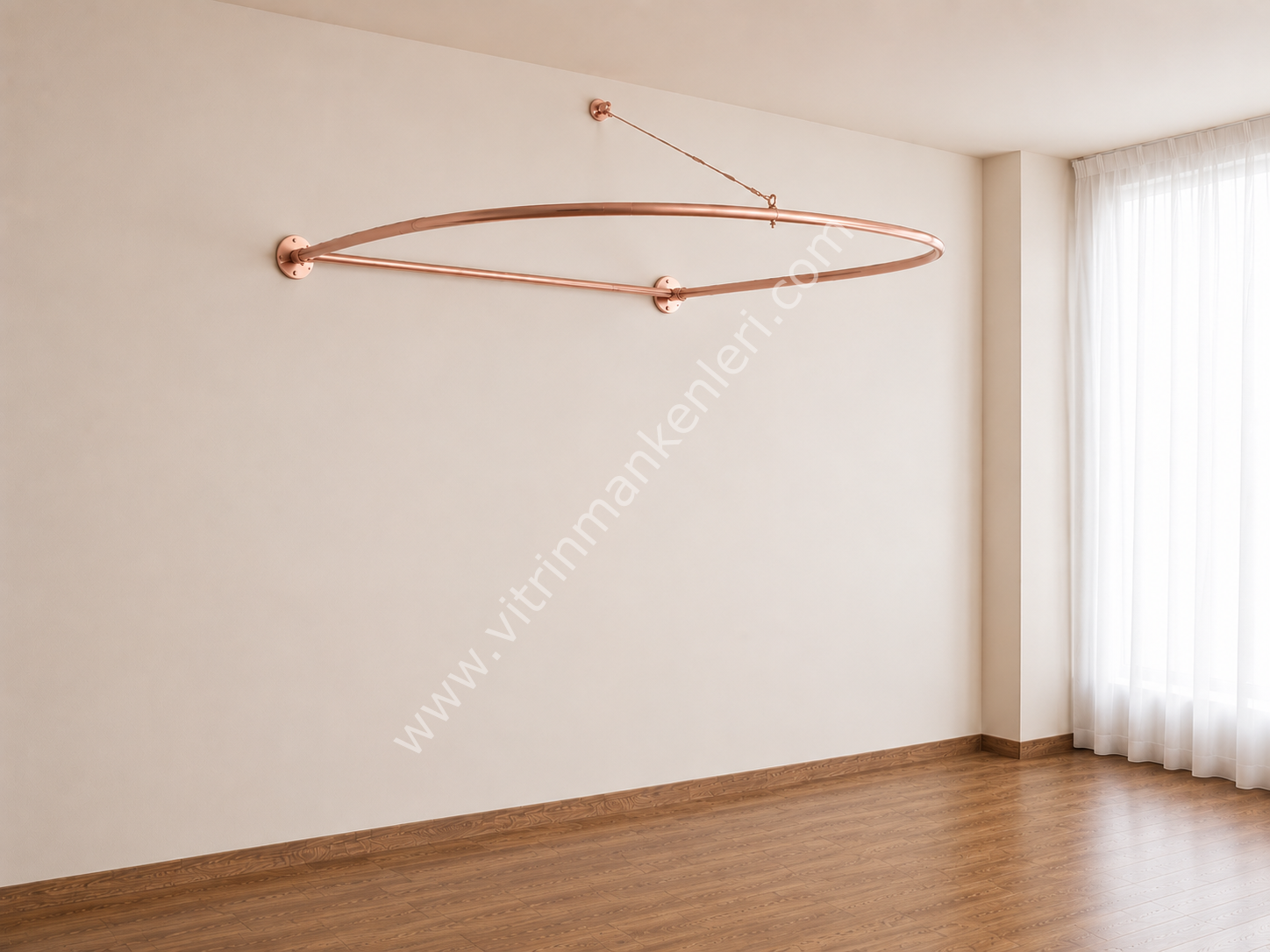 PERDE KABİN DEMİRİ ROSE GOLD