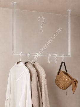 Tavana Monte Elbise Askılığı ÖZEL RENK
