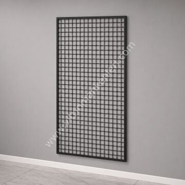 90x190 Siyah,duvara Monte Tel Pano, Sık Telli Aksesuar Bijuteri Panosu SİYAH