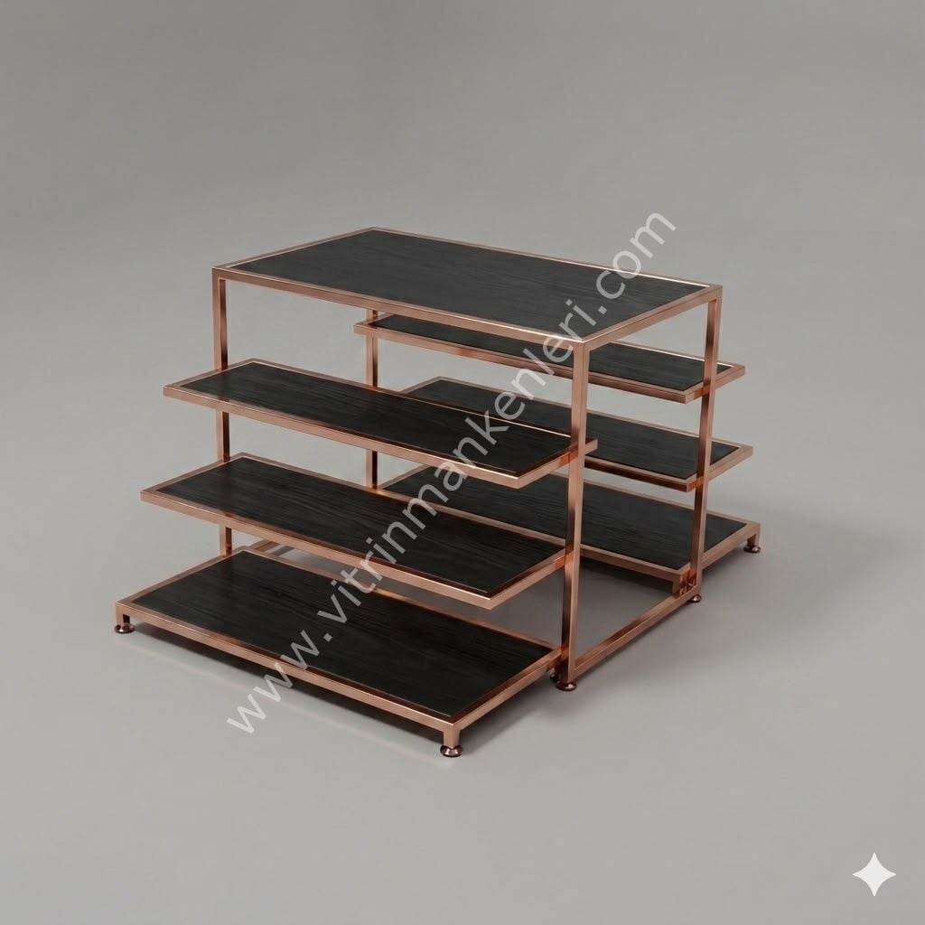 Katlama Masası ROSE GOLD - SİYAH