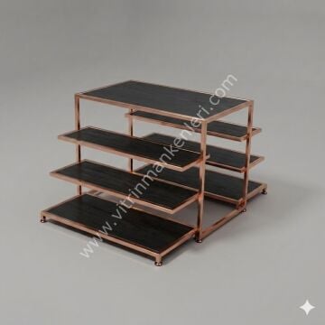 Katlama Masası ROSE GOLD - SİYAH