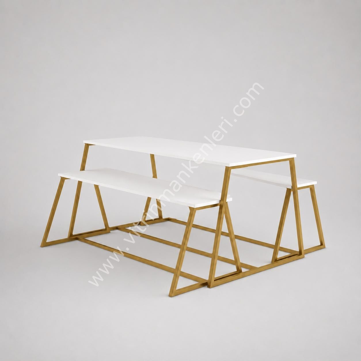 Masa GOLD STATİK BOYA - BEYAZ