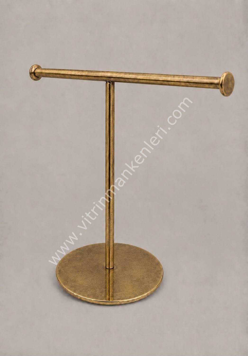 Metal T kolye askısı Takı Düzenleyici Takı Askısı Takı Standı TeSbih Askısı Bileklik Askısı GOLD ESKİTME