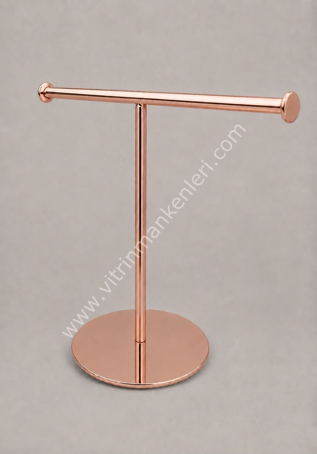 Metal T kolye askısı Takı Düzenleyici Takı Askısı Takı Standı TeSbih Askısı Bileklik Askısı ROSE GOLD