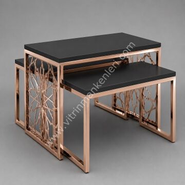 Orta Stand ROSE GOLD - SİYAH