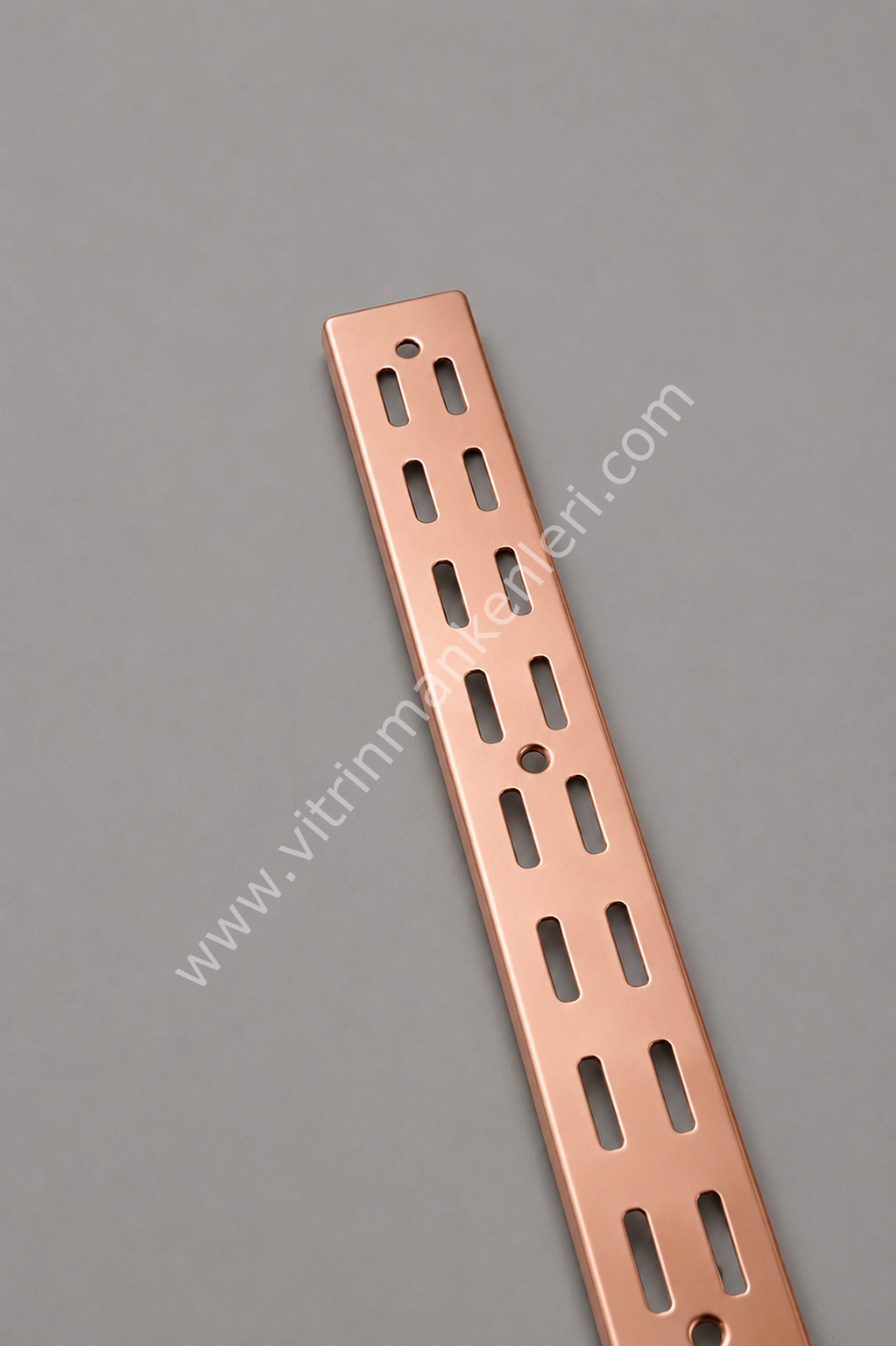 RAF SİSTEMİ, ASKILIK SİSTEMİ, BUTİK RAFI, MAĞAZA STAND, GİYİNME ODASI-KONİK DİKME ROSE GOLD