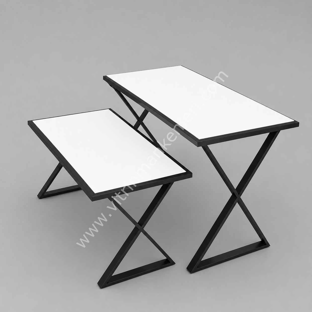 Orta Stand SİYAH - BEYAZ