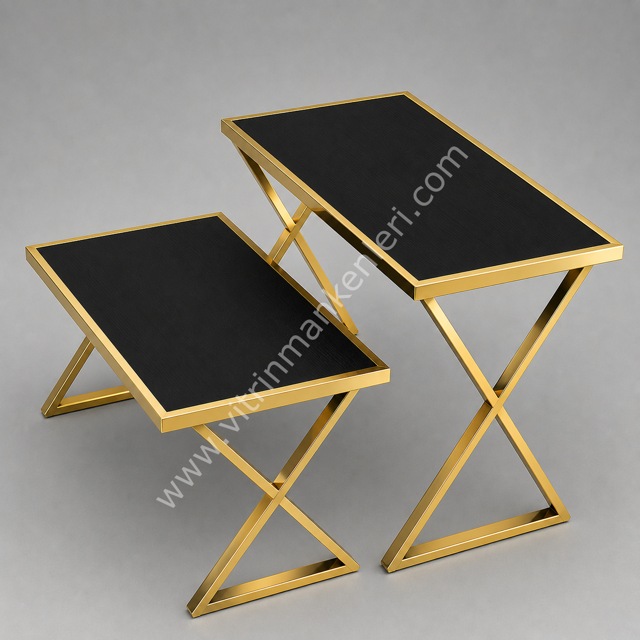Orta Stand GOLD KAPLAMA - SİYAH