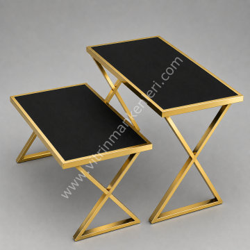 Orta Stand GOLD KAPLAMA - SİYAH