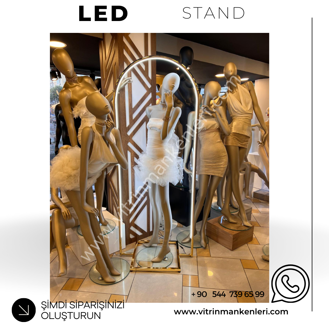 Ledli Stand (SİYAH BOYA)