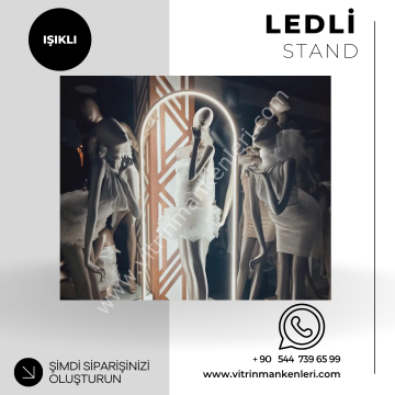 Ledli Stand (SİYAH BOYA)