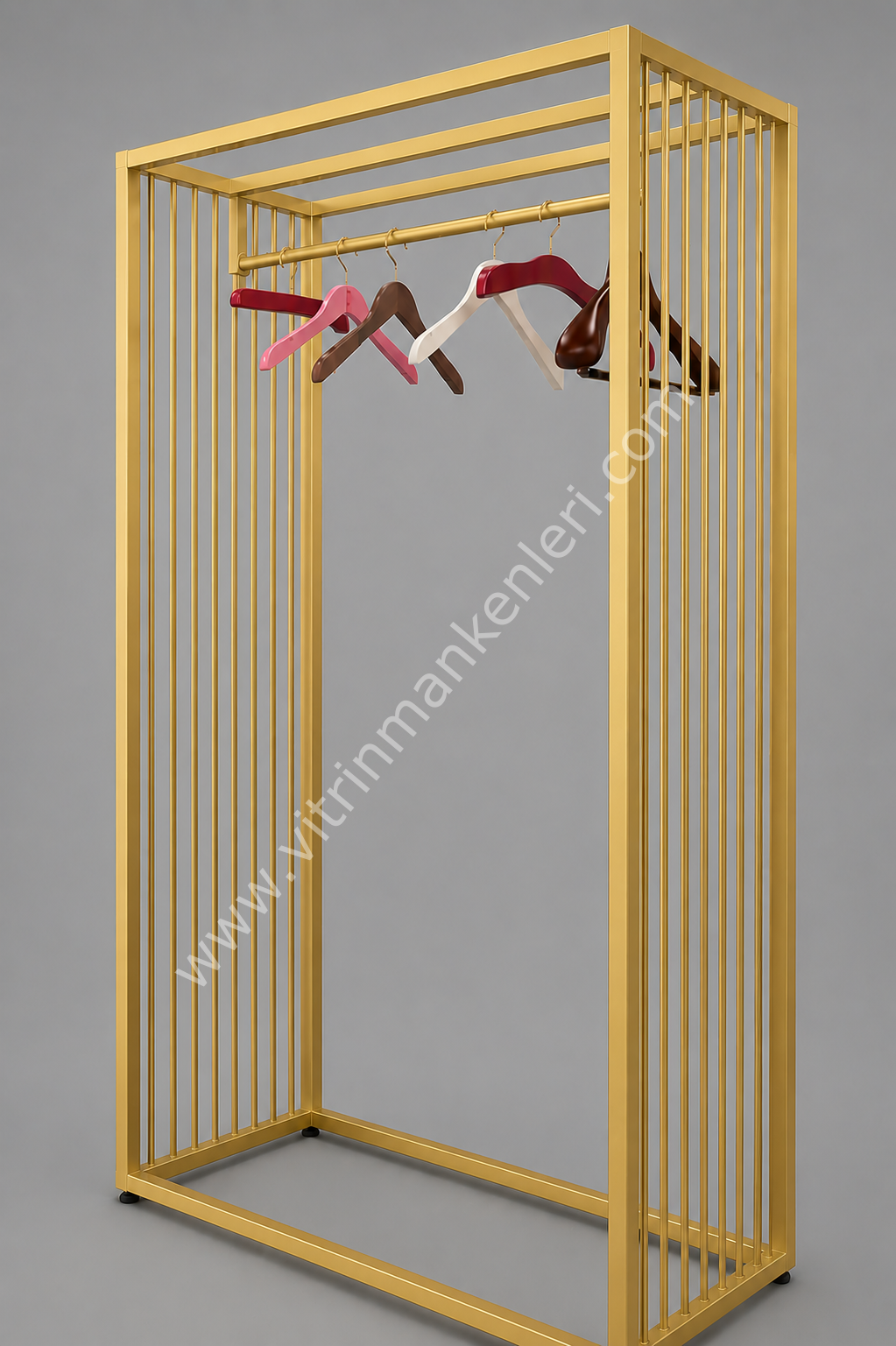 ABİYE ELBİSE STANDI GOLD STATİK BOYA