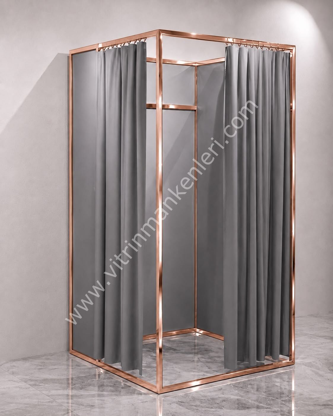PERDE KABİN DEMİRİ ROSE GOLD