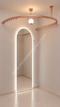 PERDE KABİN DEMİRİ ROSE GOLD
