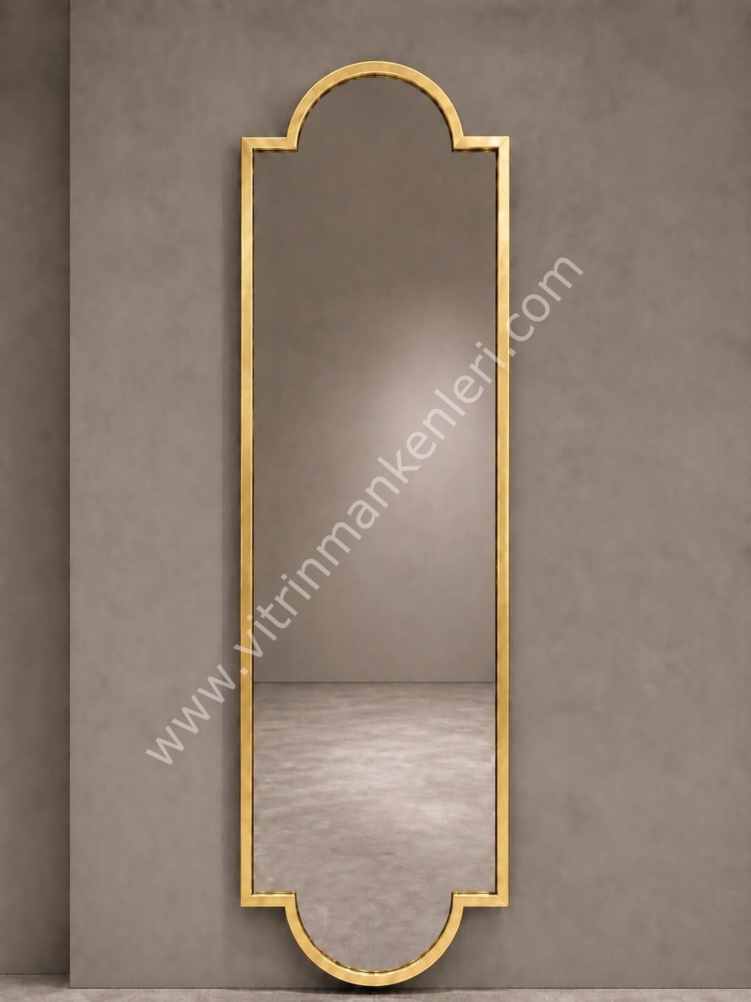 Dekoratif Ayna GOLD STATİK BOYA