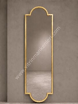 Dekoratif Ayna GOLD STATİK BOYA
