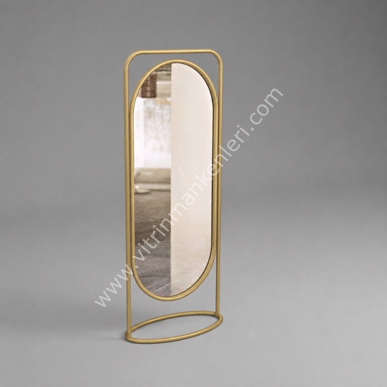 Dekoratif Ayna GOLD STATİK BOYA