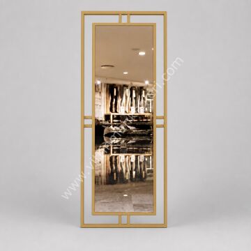 Dekoratif Ayna GOLD STATİK BOYA