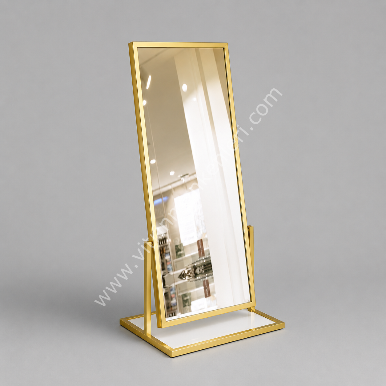 Dekoratif Ayna GOLD STATİK BOYA