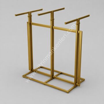6'LI AHTAPOT ORTA STAND GOLD STATİK BOYA